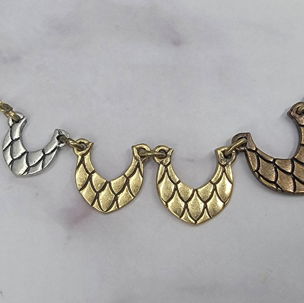 Lucky Brand Tricolor Metal Necklace - Picture 6 of 8
